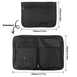 ZUZGO Vehicle Folder A5 Document Folder Car Board Folder Glove Box Organiser Car