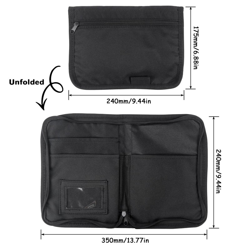 ZUZGO Vehicle Folder A5 Document Folder Car Board Folder Glove