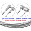 mirito Bicycle Brake Cable 8 Pieces 1.7 m with 16