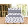 Elegant Comfort Luxury Soft Bed Sheets Chevron Pattern - 1500