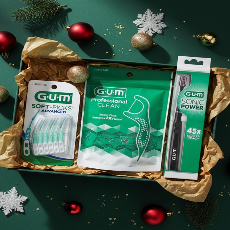 GUM Soft-Picks Advanced, Easy to Use Dental Picks for Teeth