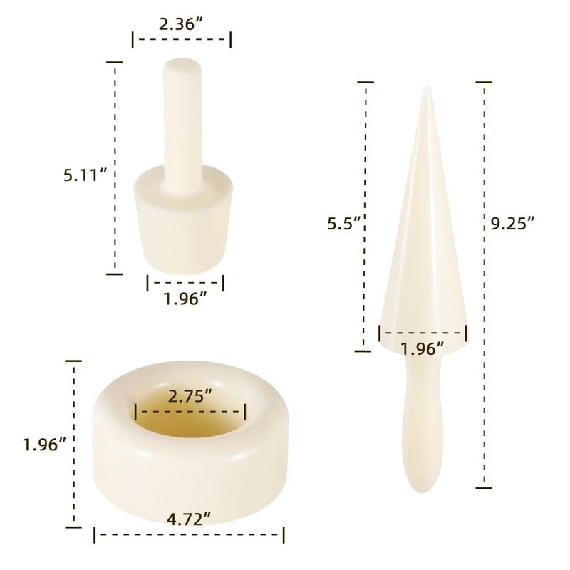 Chef Prosentials 3pcs Ice Cream Cone Mold Kit, Multifunctional Waffle