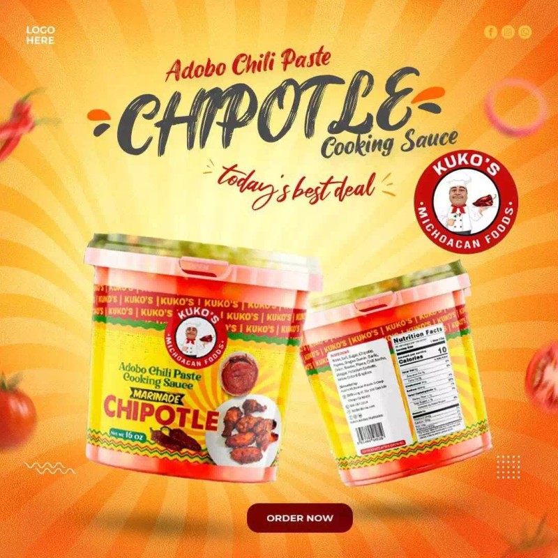 Kuko's M Foods BARBACOA MARINADE Adobo chili Paste cooking sauce