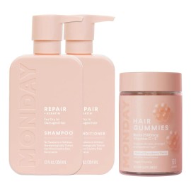 Juego Champú Y Acondicionador Reparador 12 Oz Para Cabello S