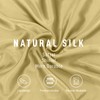 My home store Gold Silk Pillowcase 2 Pack - Hypoallergenic,