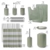 Clara Clark Bathroom Set - Sage Green Bathroom Accessories Set,