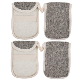 Baluue 4pcs Quality Material Soap Pouch Foaming Cleanser Mesh Holder for Family Bath