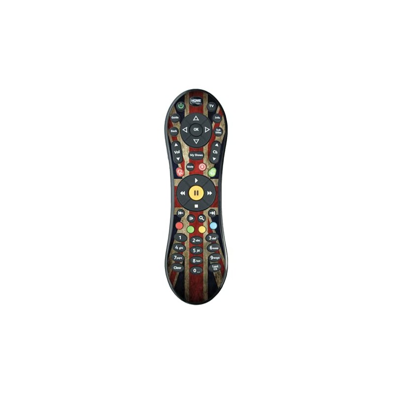 UK Flag Retro Virgin Media TiVo V6 Tv remote control