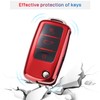 QBUC Car Key Case for VW, TPU Dustproof Key Box,