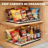 YUBAMIN Pull Out Cabinet Organizer, 1 Pack Stainless Steel Pull