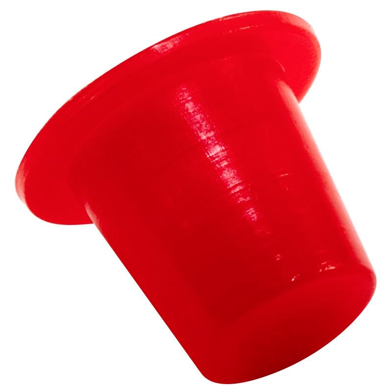 Caplugs T-45A T Series, Plastic Tapered Cap and Plug, Red