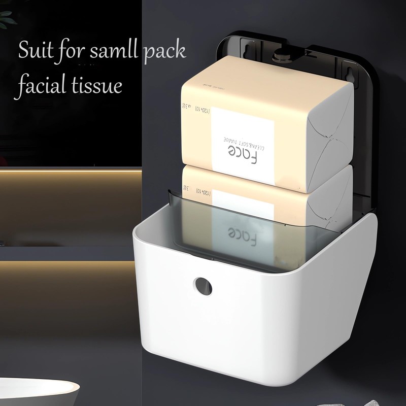Small Waterproof Toilet Paper Holder for RV Boat TP Roll,