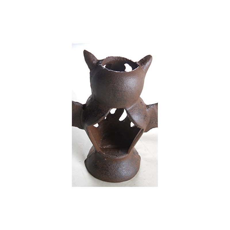 Cast Iron Bat Candle Holder