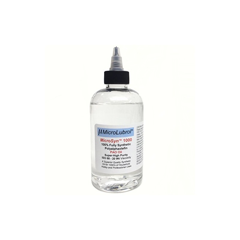 MICROLUBROL MicroSyn 1000 Ultra Pure 100% Fully Synthetic Polyalphaolefin PAO