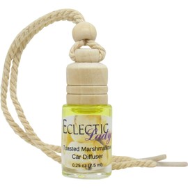 Toasted Marshmallow Scented Car Diffuser By Eclectic Lady, 7.5 ml, Air Freshener, Aromatherapy Diffuser, Premium Grade Fragrance Oil