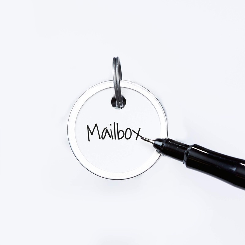 Avery Metal Rim Key Tags, 1.25" Diameter Tag, Metal Split