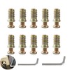 UtySty 10 Set Hex Threaded Inserts Nut M10 External with