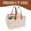 Utility Tote Bag, 14x8x9 Large Capacity Felt Utility Tote with