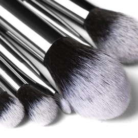 Cepillos de maquillaje 6 piezas Conjuntos con bolsa belleza Beauty Eyevesplaw Cowebrow Blush Powder Foundation Cosmetics Make Up Herramientas cepillo 