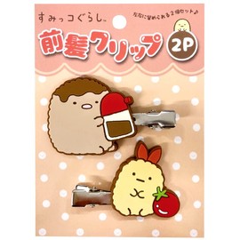Eye Planning Sumikko Gurashi 409800 Bangs Clip, 2 Pieces, Red