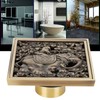 Floor Drain Antique Full Copper Shower Drain Kit for Kitchen