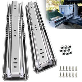 SLIDEWAY Heavy Duty Drawer Slides 1 Pair 12 14 16 18 20 22 24 32 40 Inch 150 Lbs Full Extension Ball Bearing Sliding Rails Cabinet Runners Tracks Tool Box Glides-22