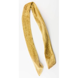 Mytoptrendz® Wire Headband Plain Velvet Adjustable Bendy Usangi Wired Hair Band Hair Tie Twist Bowknot Rockabilly Retro Boho Rockabilly Scarf (Gold Beige)