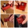 CarAngels Aluminum Woodworking Gauge, Thickness Measuring Instrument, Measuring Ruler for