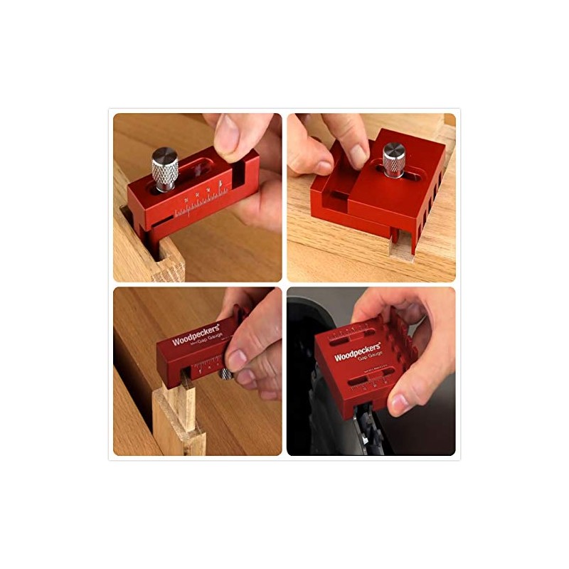 CarAngels Aluminum Woodworking Gauge, Thickness Measuring Instrument, Measuring Ruler for