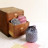 NBK MYM33466 Komon Tenugui, Checkered, 13.0 x 35.4 inches (33