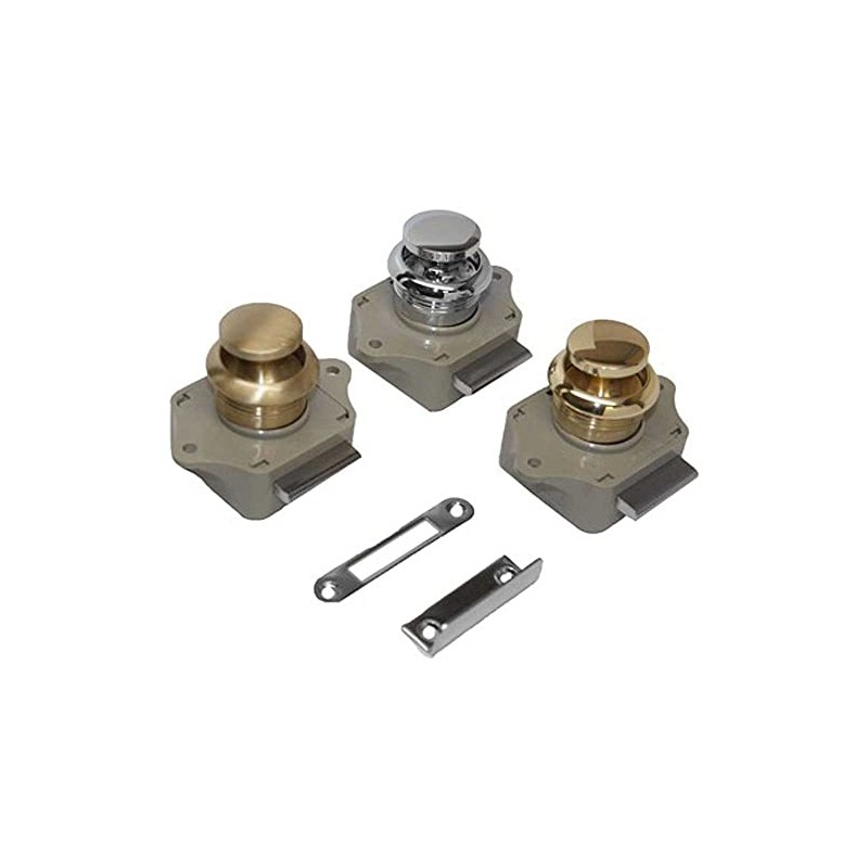 Sea-Dog 224300-1 Push Button Rim Latch - #6 Rh