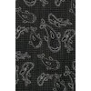[COLORATA] Carolata Shark Pattern Necktie (100% Silk / Jacquard Woven),