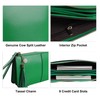 befen Genuine Leather Wristlet Clutch for Women Ultra-Slim Ladies Credit