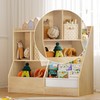 MAHANCRIS 39.4" Kids Bookshelf and Toy Storage, 7 Layer Kids