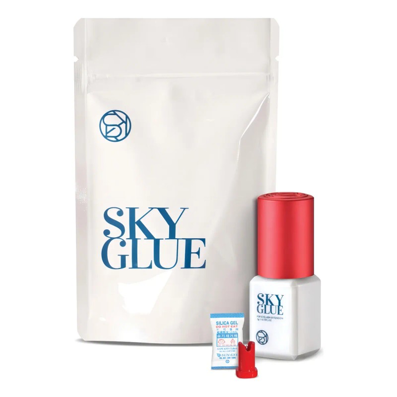 Pegamento Sky Glue Tapa Roja Pestañas Mink 1x1 Full Color