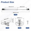 sourcing map 1Pcs Lid Support Hinge, 120N Gas Struts Soft