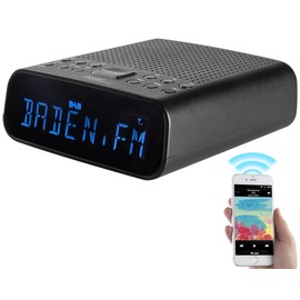 auvisio FM Radio Alarm Clock: DAB+ Radio Alarm Clock, Large VA Display, BT, 2 Alarm Times, USB Charging Port (Radio Alarm Clock with and DAB+, Bluetooth, Digital Radio Alarm Clock)