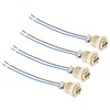 PATIKIL G9 Light Base Socket, 4 Pack Ceramic Lamp Bulb