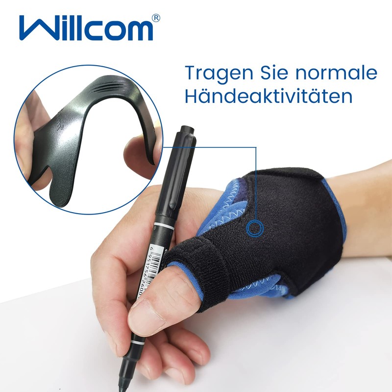 Willcom Thumb Brace, Reversible Thumb Bandage Right, Left Thumb Caddy