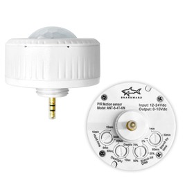 4 Pack Ceiling Sensor, PIR Occupancy Motion Detector for LED High Bay Light, 40 FT Ceiling and 50 FT Wall Mount Detection Diameter, Commercial/Industrial Grade