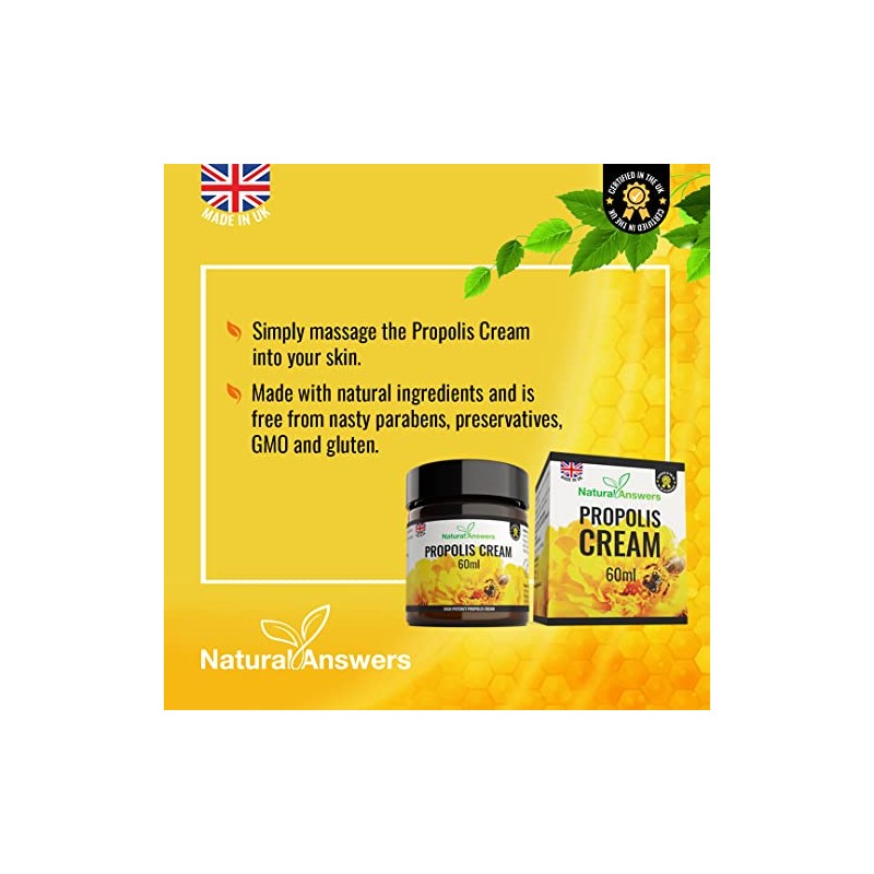 Bee Propolis Cream 60ml - Moisturising Natural Propolis Balm Ointment