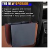 Car Seat Back Organizer - Foldable Hanging Car Trash Can