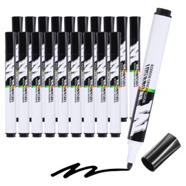 M&G Dry Erase Markers, 20 Pack Low Odor White Board Markers Whiteboard Marker Fine Tip Marking Pens for Classroom Office Meeting Home, Black