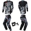 MX Outfit O'Neal Element Attack Black White Men (W34/Medium) Protective
