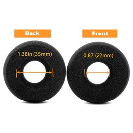 TaiZiChangQin PRO 920 4 Pcs Foam Ear Pads Cushion Earpads Replacement Compatible with Jabra PRO 920 930 935 9450/VXI BlueParrott B250-XTS/Telex Airman750 760 Headphone