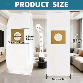 10 Pack HEPA Type Y Vacuum Bags for Hoover WindTunnel Upright Style Y/Z/YZ
