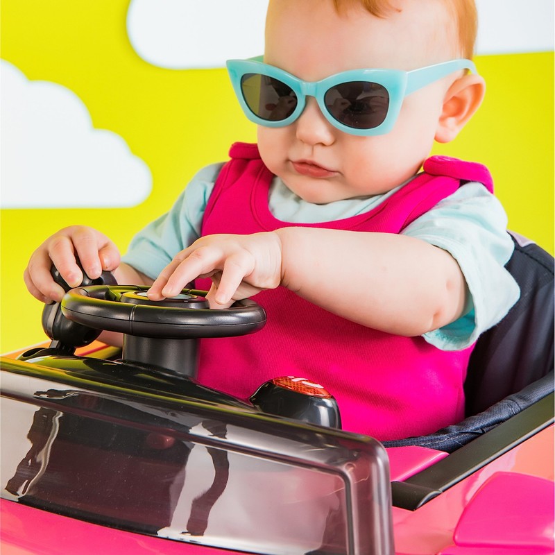 Bright Starts Ford Mustang 4-in-1 Pink Baby Activity Center &