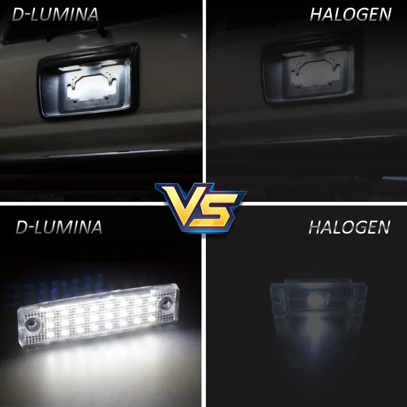 D-Lumina LED License Plate Light Tag Lamp Assembly Compatible with