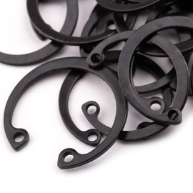 MIVOS Circlips Set – 300 Pieces – Inner Seegering Ring – Snap Rings Assortment – Clip – Various Assortment with Diameter 10-30 mm – Opening Ring