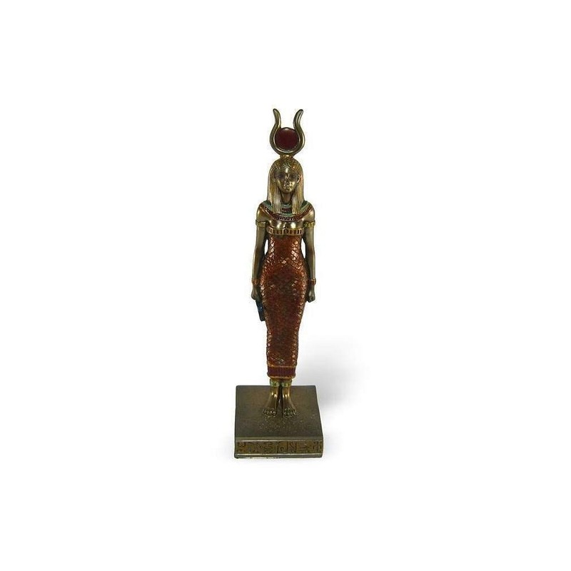 lachineuse Egyptian Bronze Nebethetepet or Hathor Figure 21